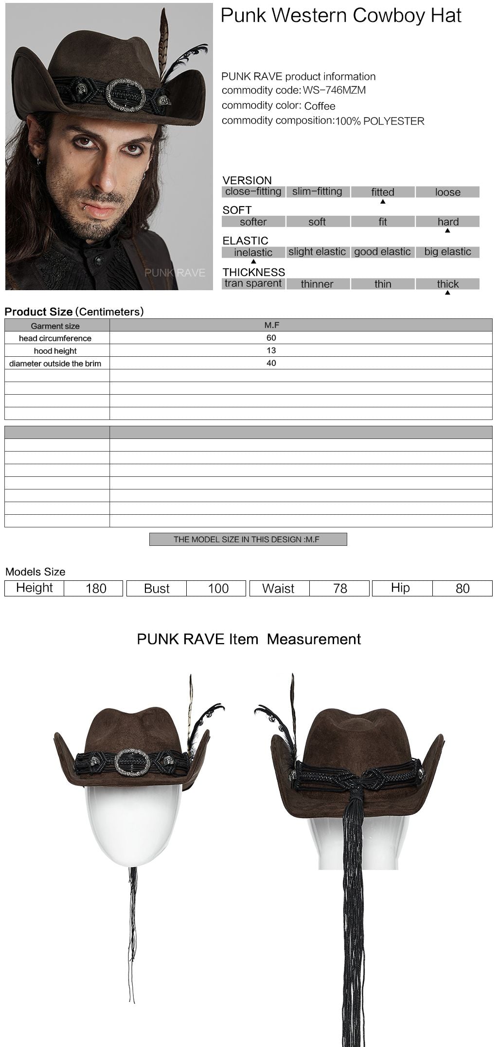Traveller Cowboy Hoed Bruin