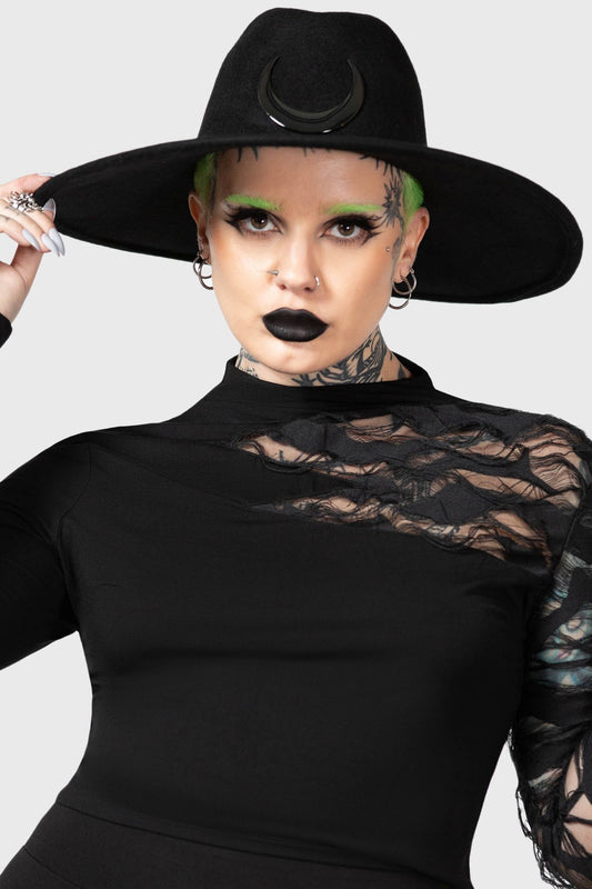 Killstar Crescent Fedora Hoed