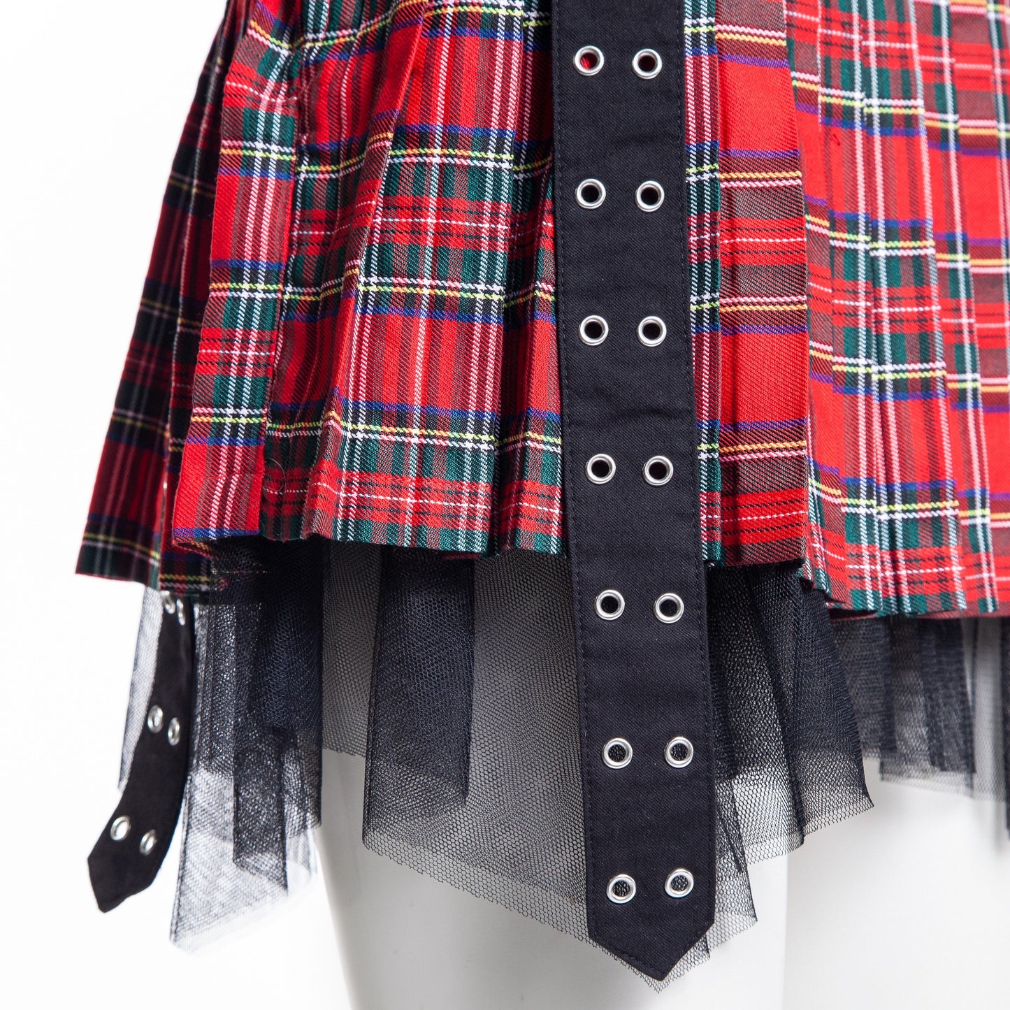 Facts Mini Skirt Red Tartan