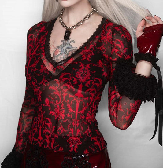 Bloodlust Mesh Top
