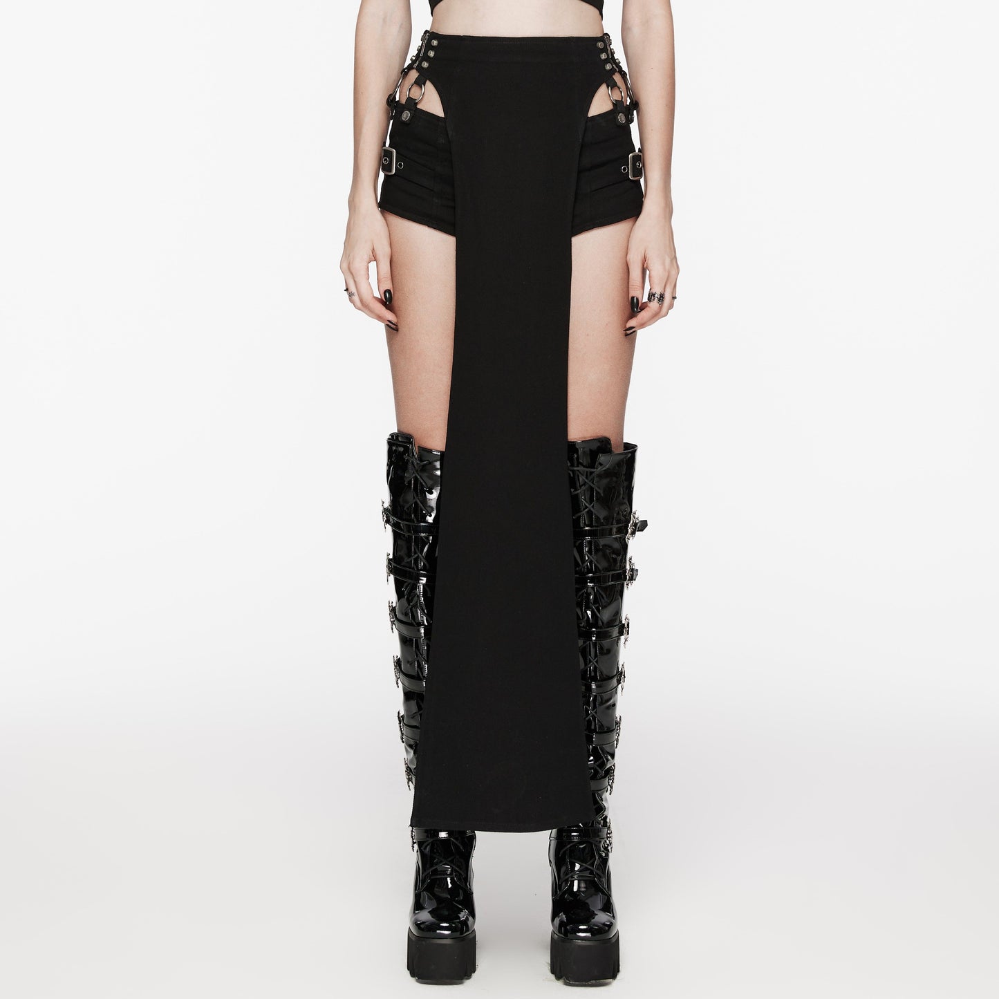 Back Danger Short met Overrok