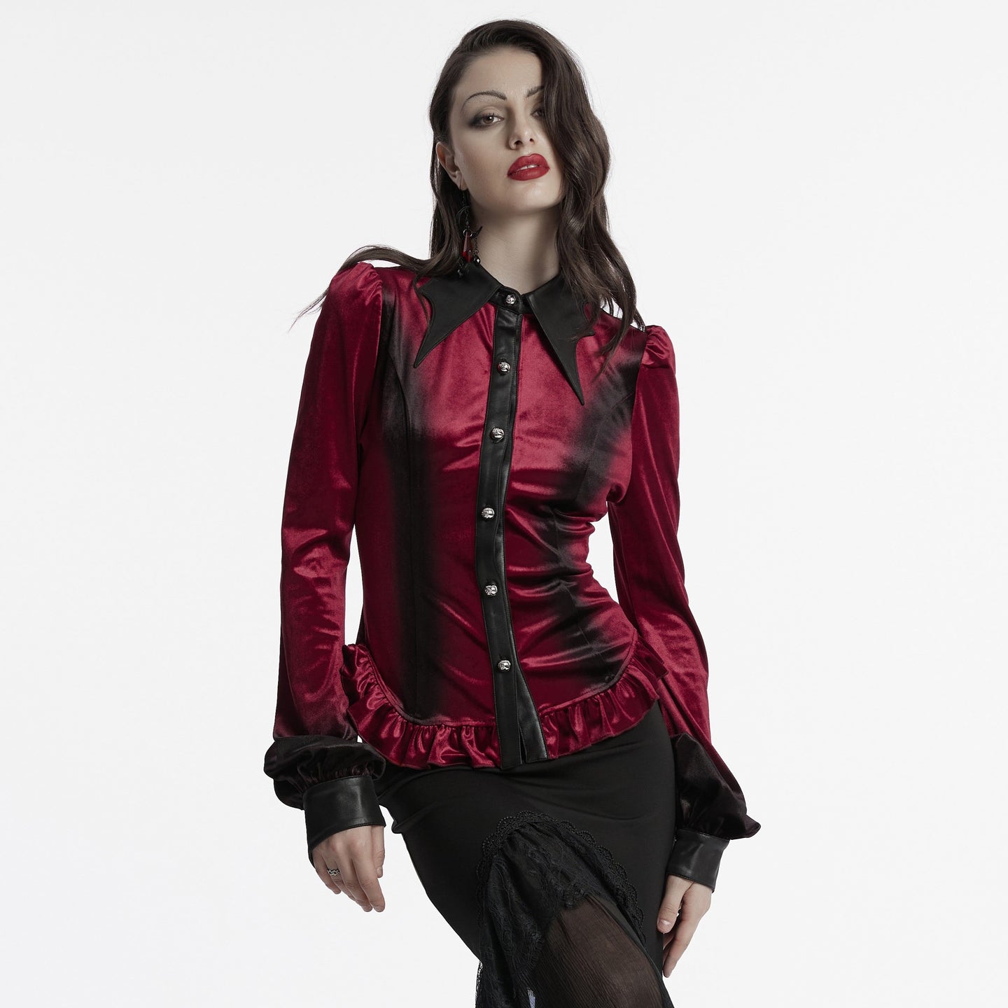 Expect Shirt Rood - Zwart