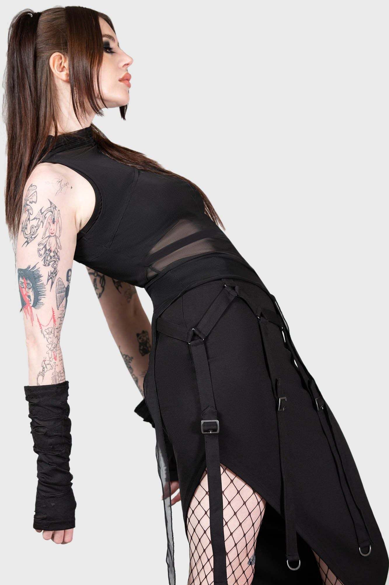 Killstar Acacia's Poison Midi Skirt