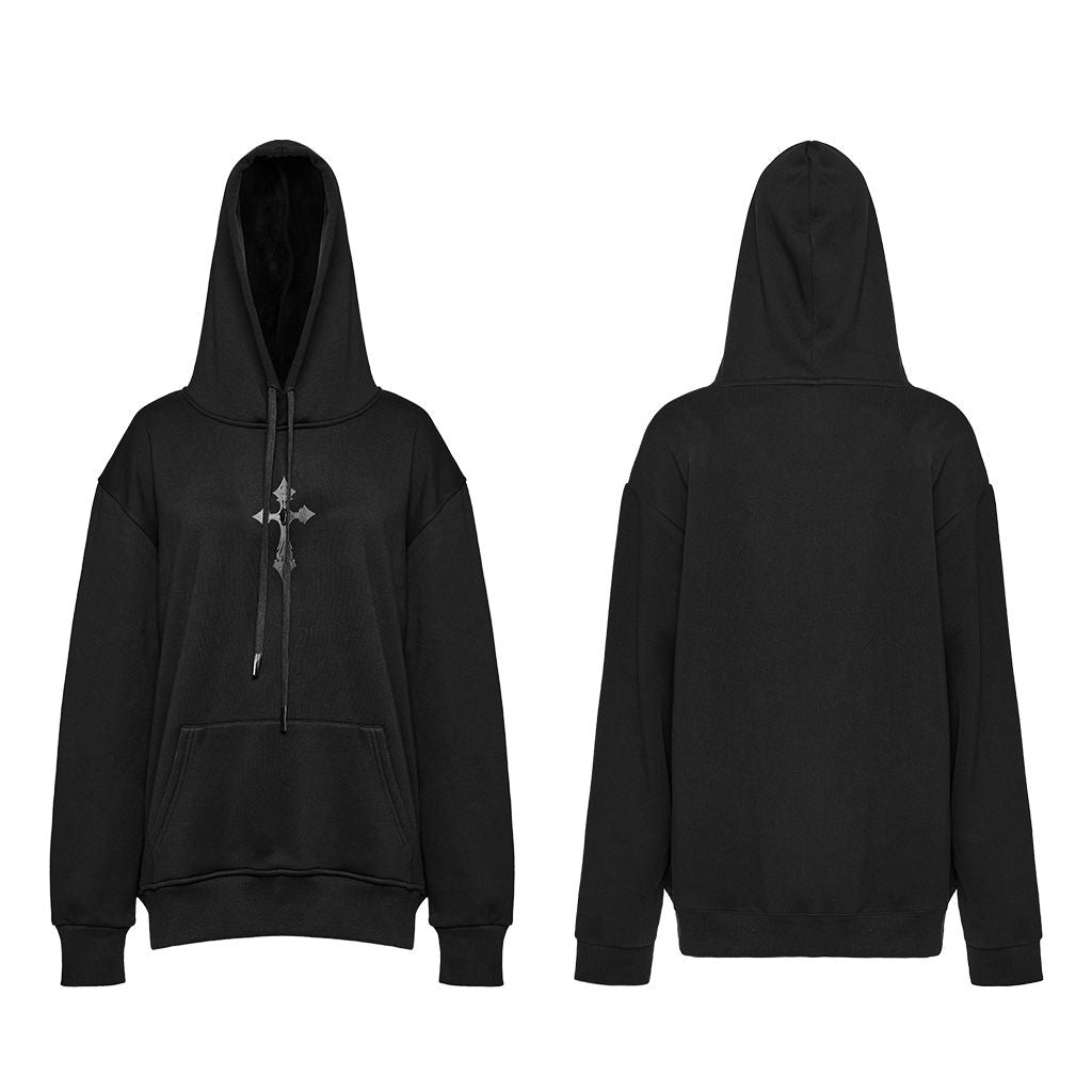 Black Cross Hoody