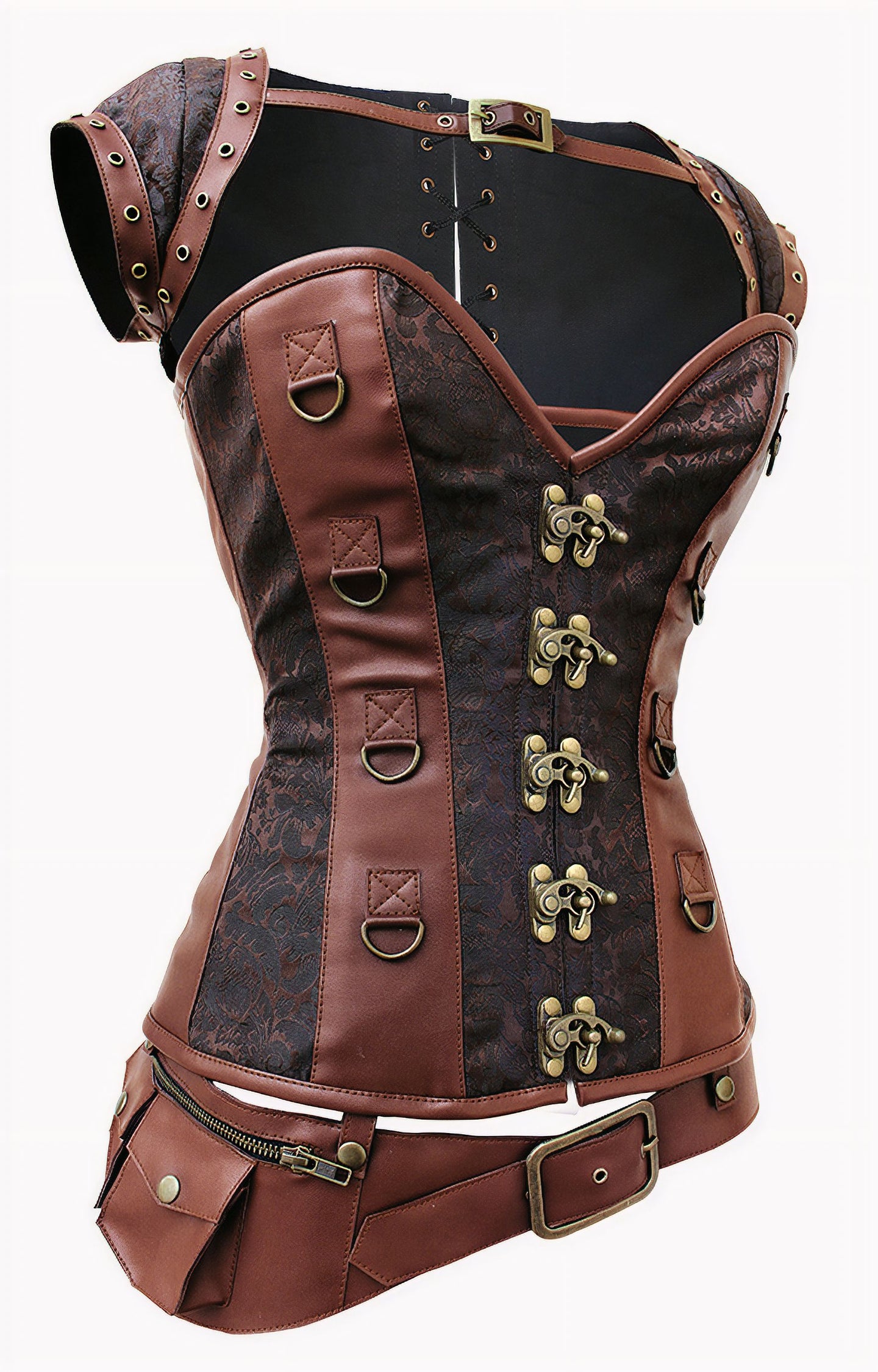 Clockwork Corset - Belt - Shrug Brown