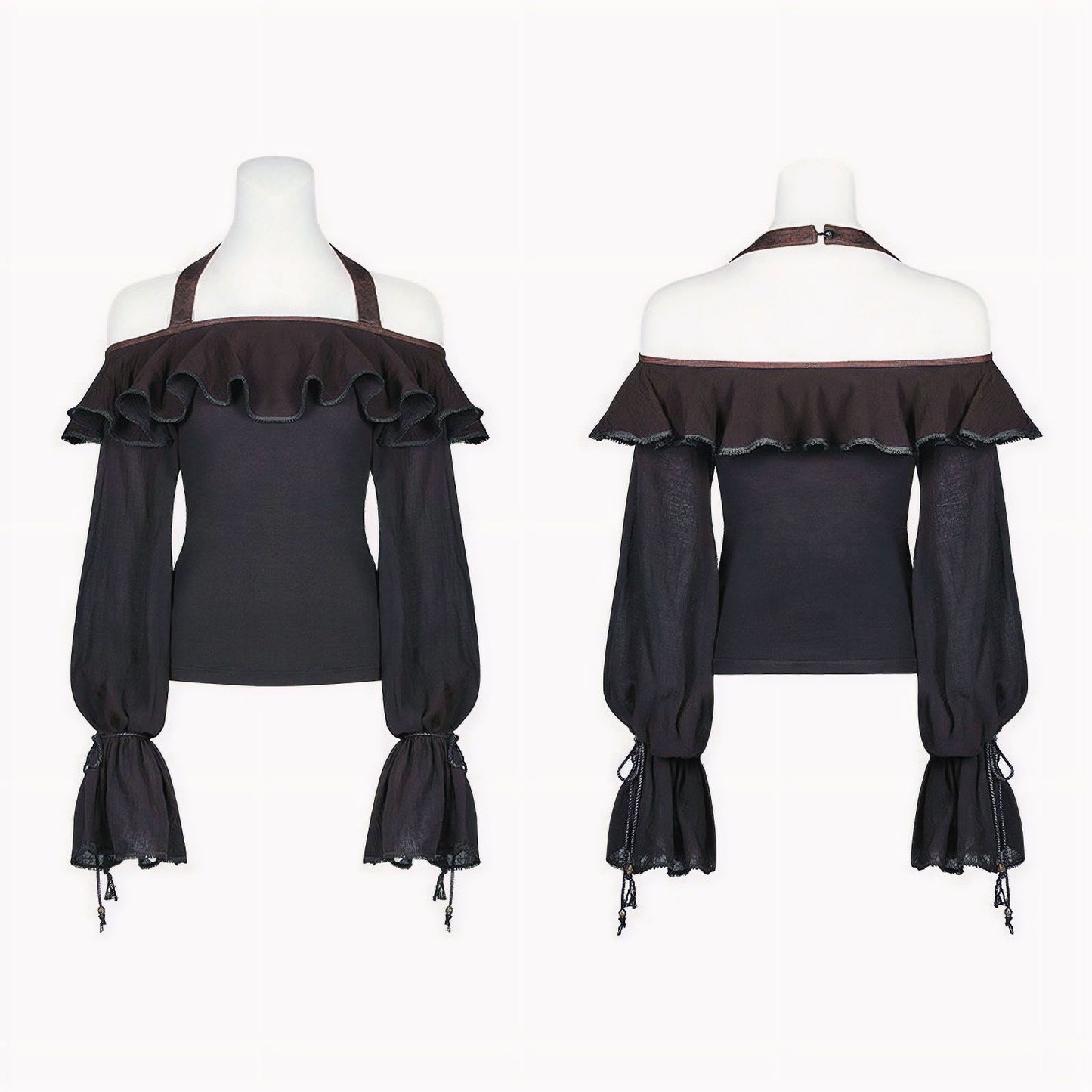 Punk Rave Step by Step Top Zwart