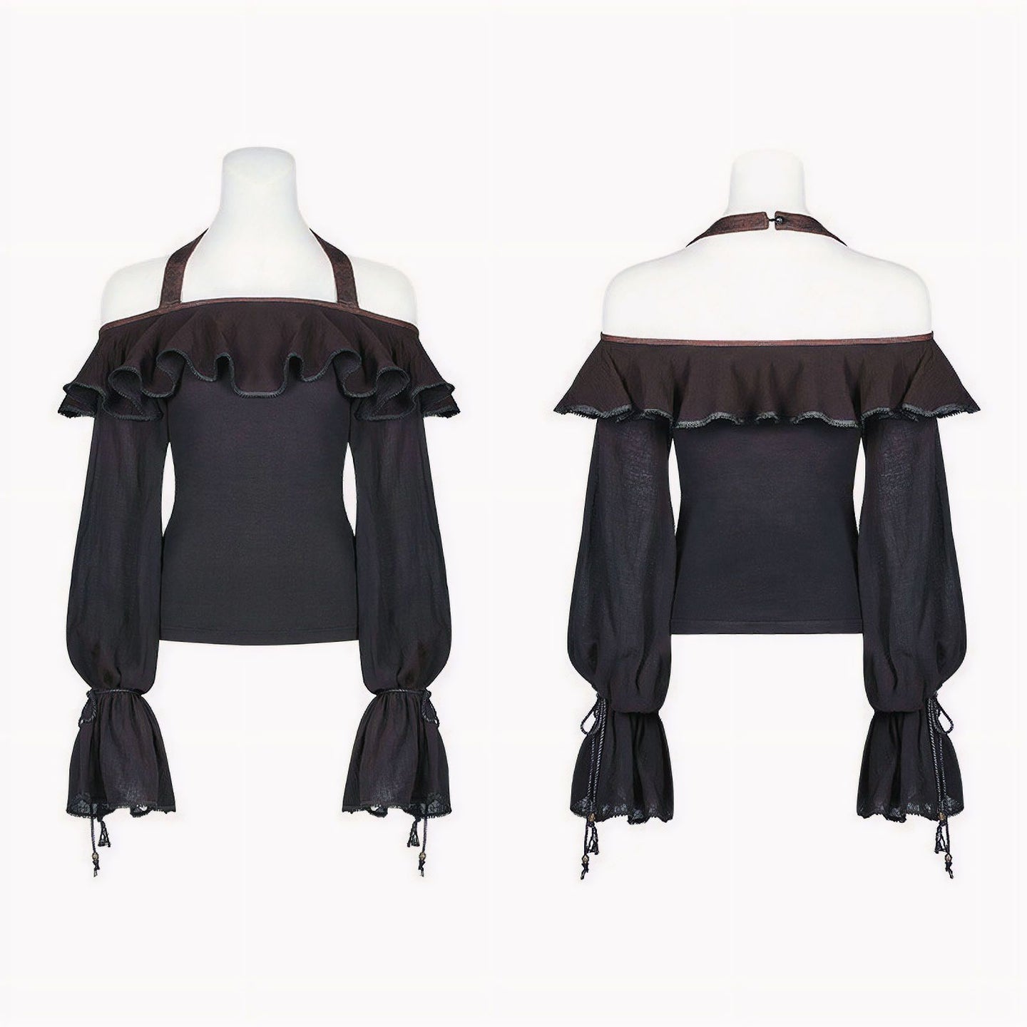 Punk Rave Step by Step Top Zwart