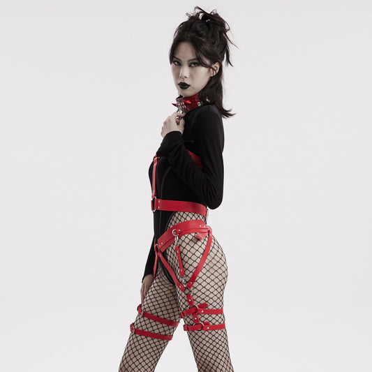 Haunt Me Waist Harness Rood