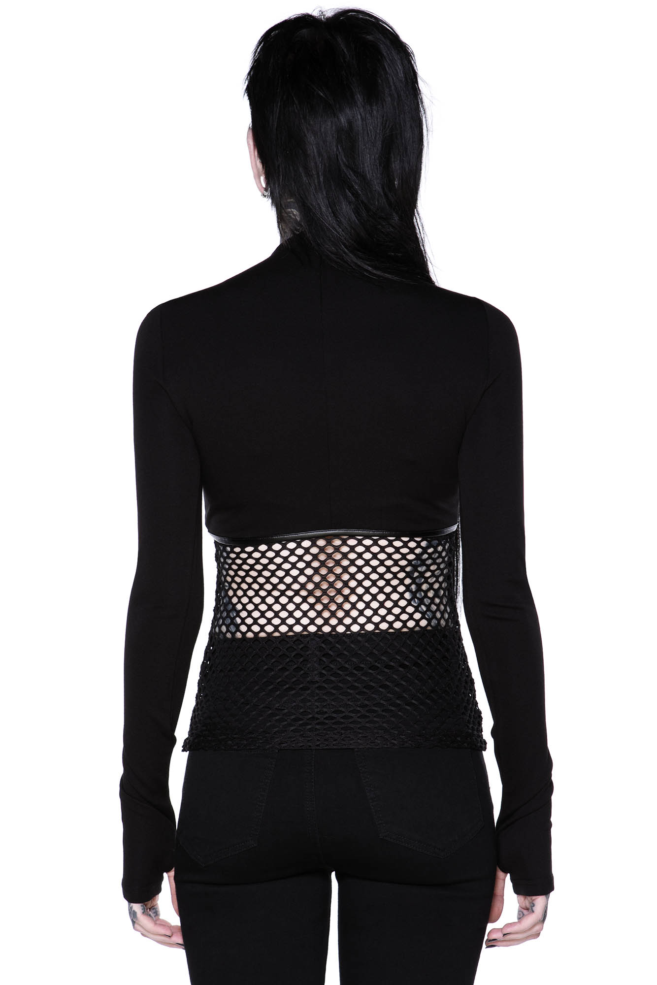 Killstar Sindi Fishnet Top