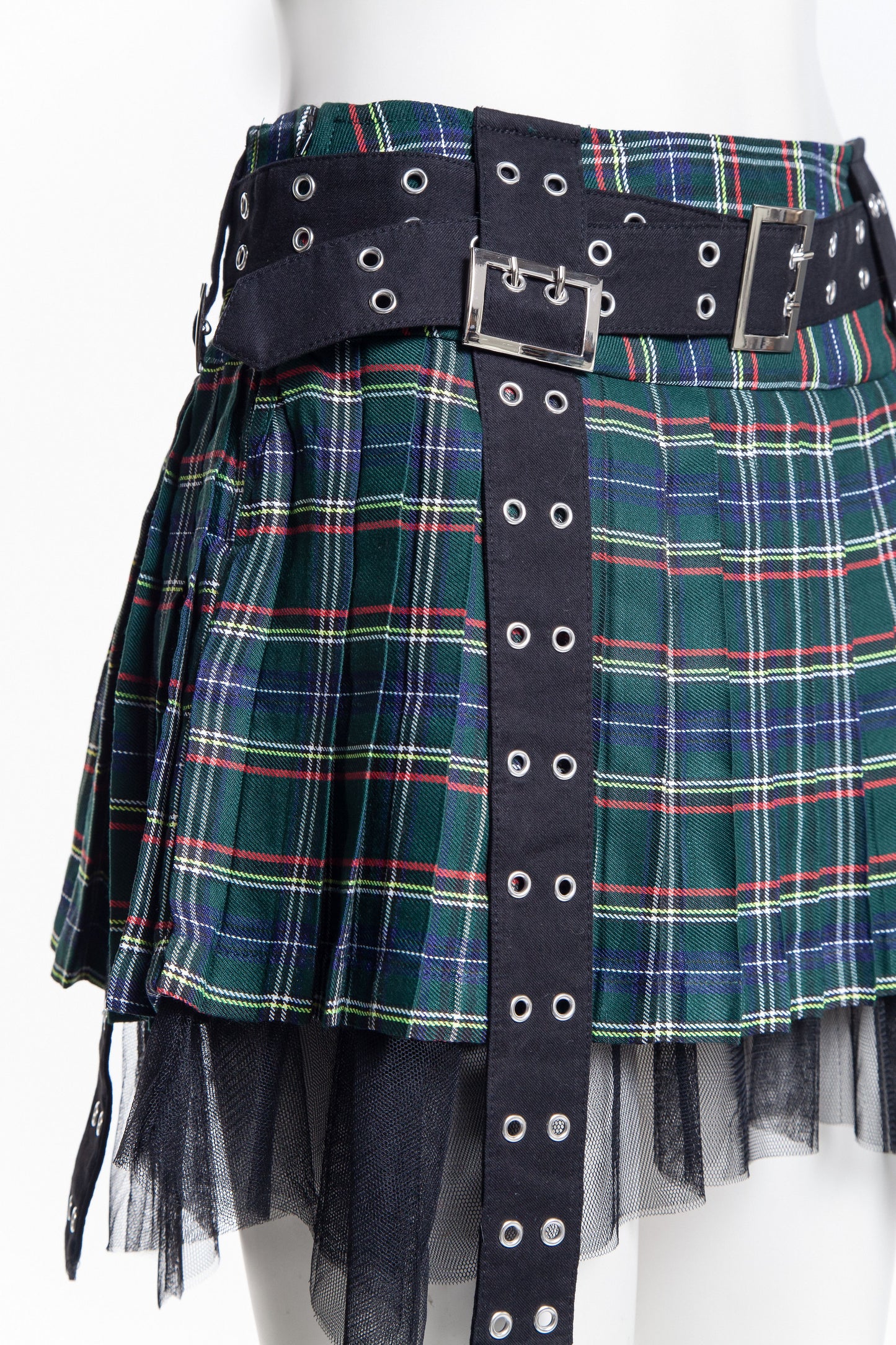 Facts Minirok Groen Tartan