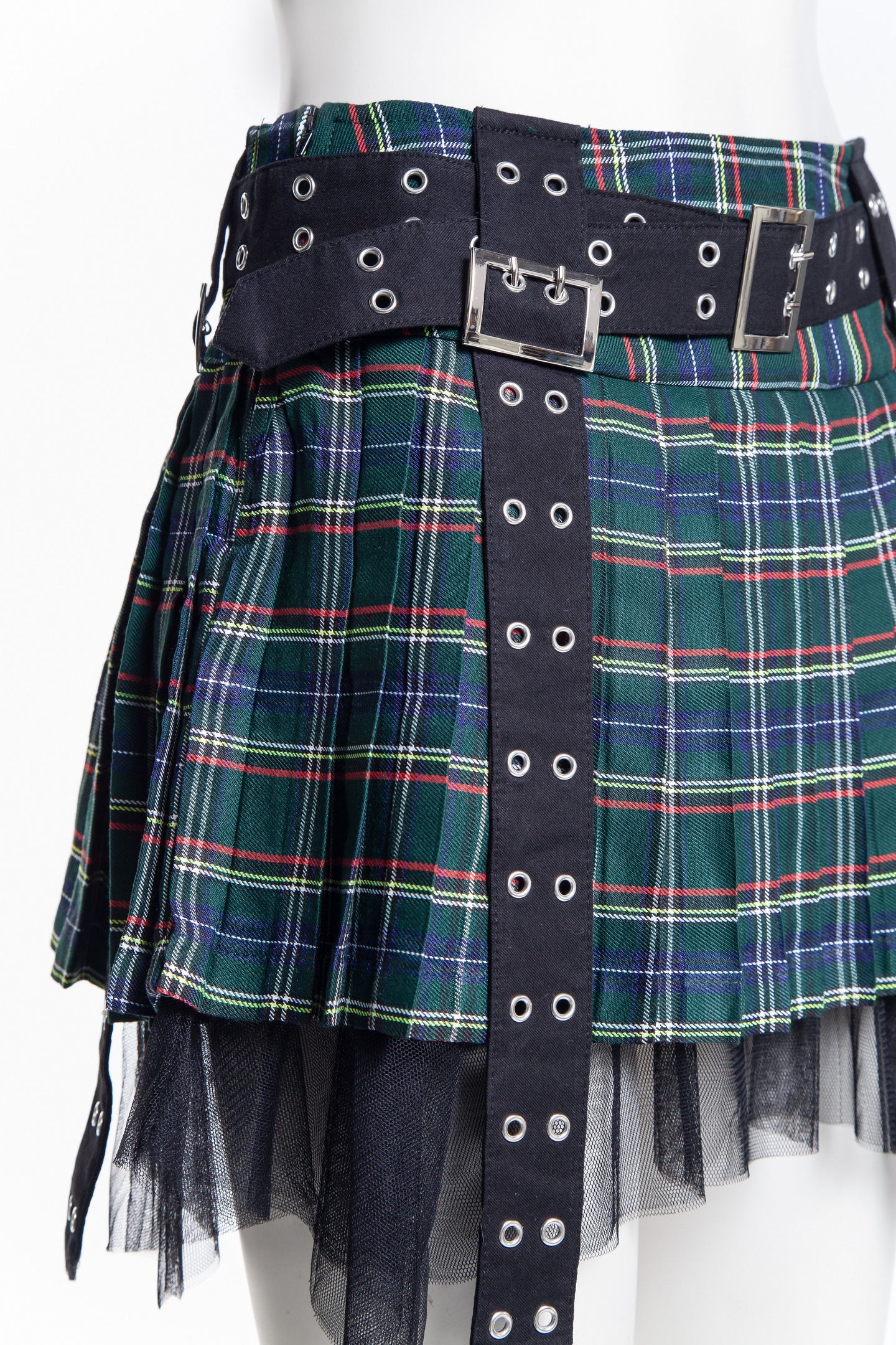 Facts Minirok Groen Tartan