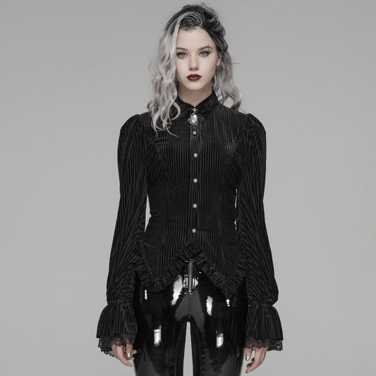 Punk Rave Take the Blame Blouse Zwart