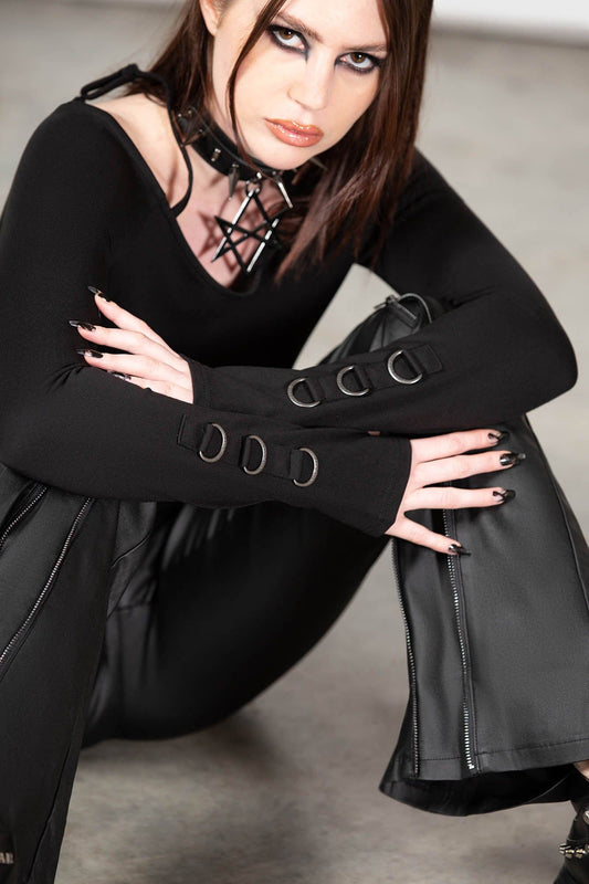 Killstar Desolate Cold Shoulder Top