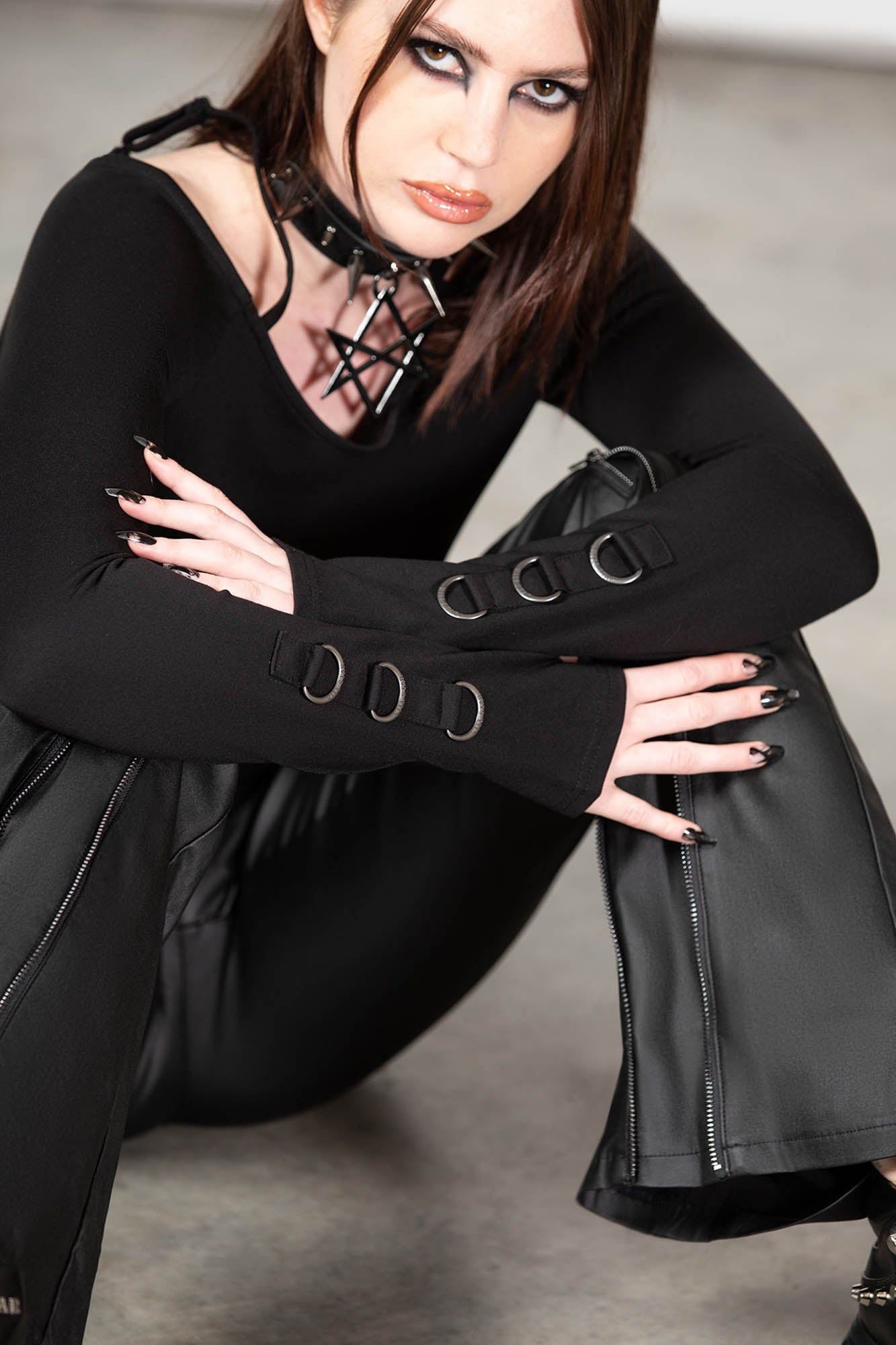 Killstar Desolate Cold Shoulder Top