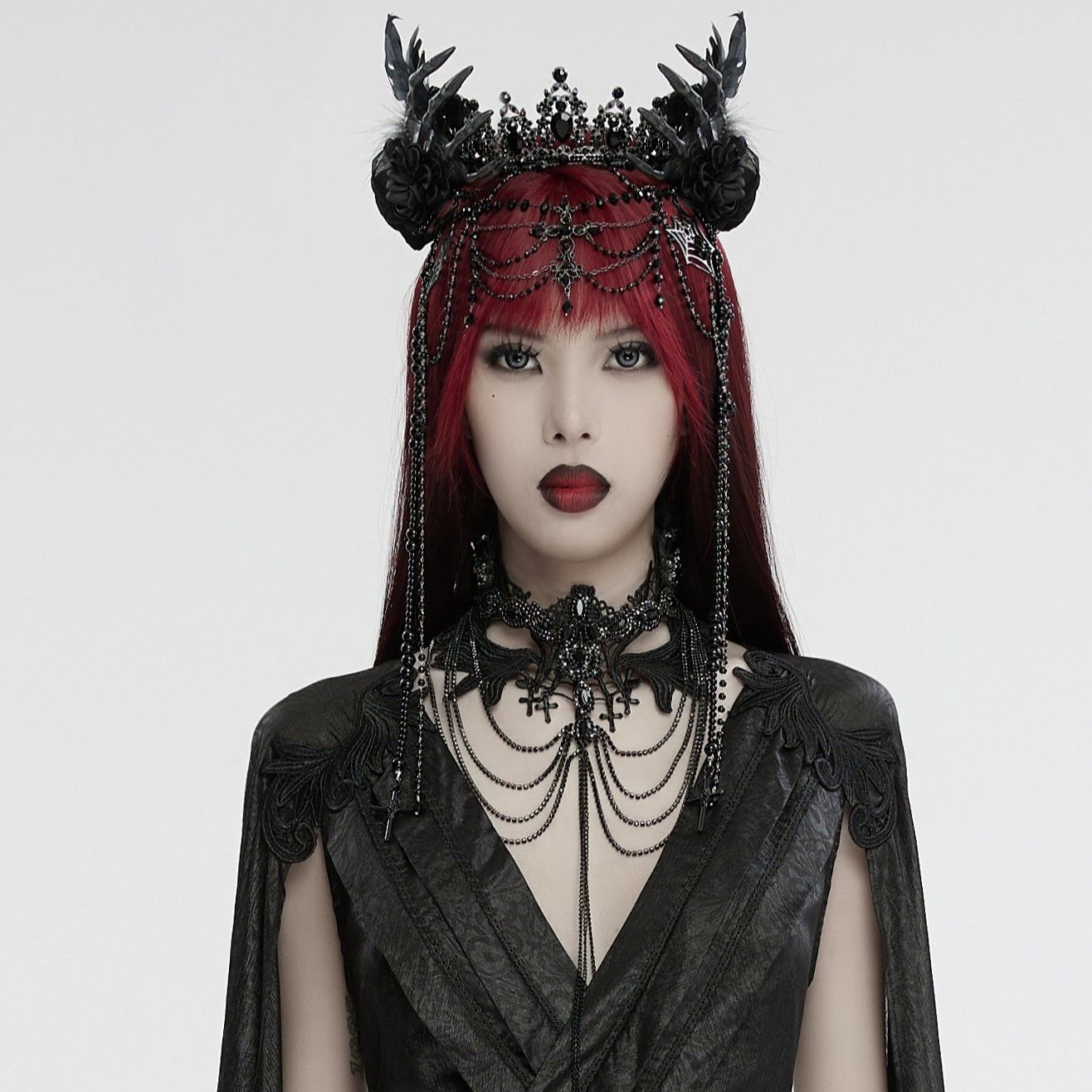 Wicked Tiara Kroon Zwart