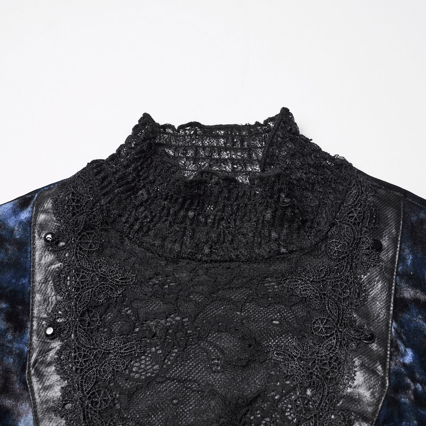 Broken Promise Top Blauw - Zwart