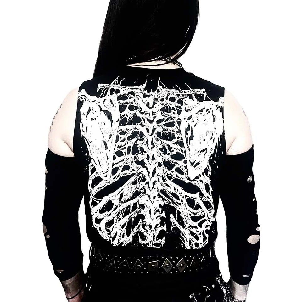 Dead Inside Ribcage Top