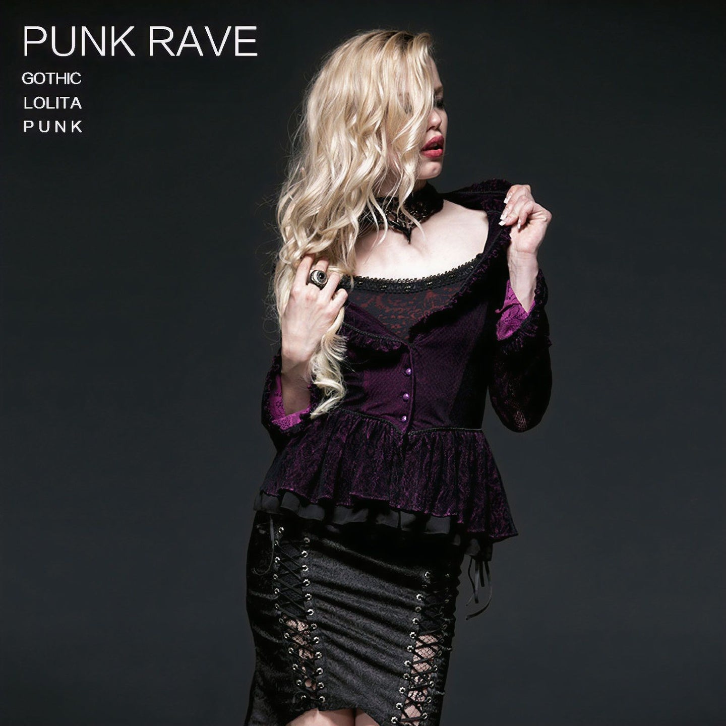 Punk Rave Break The Rules Jas - Blouse