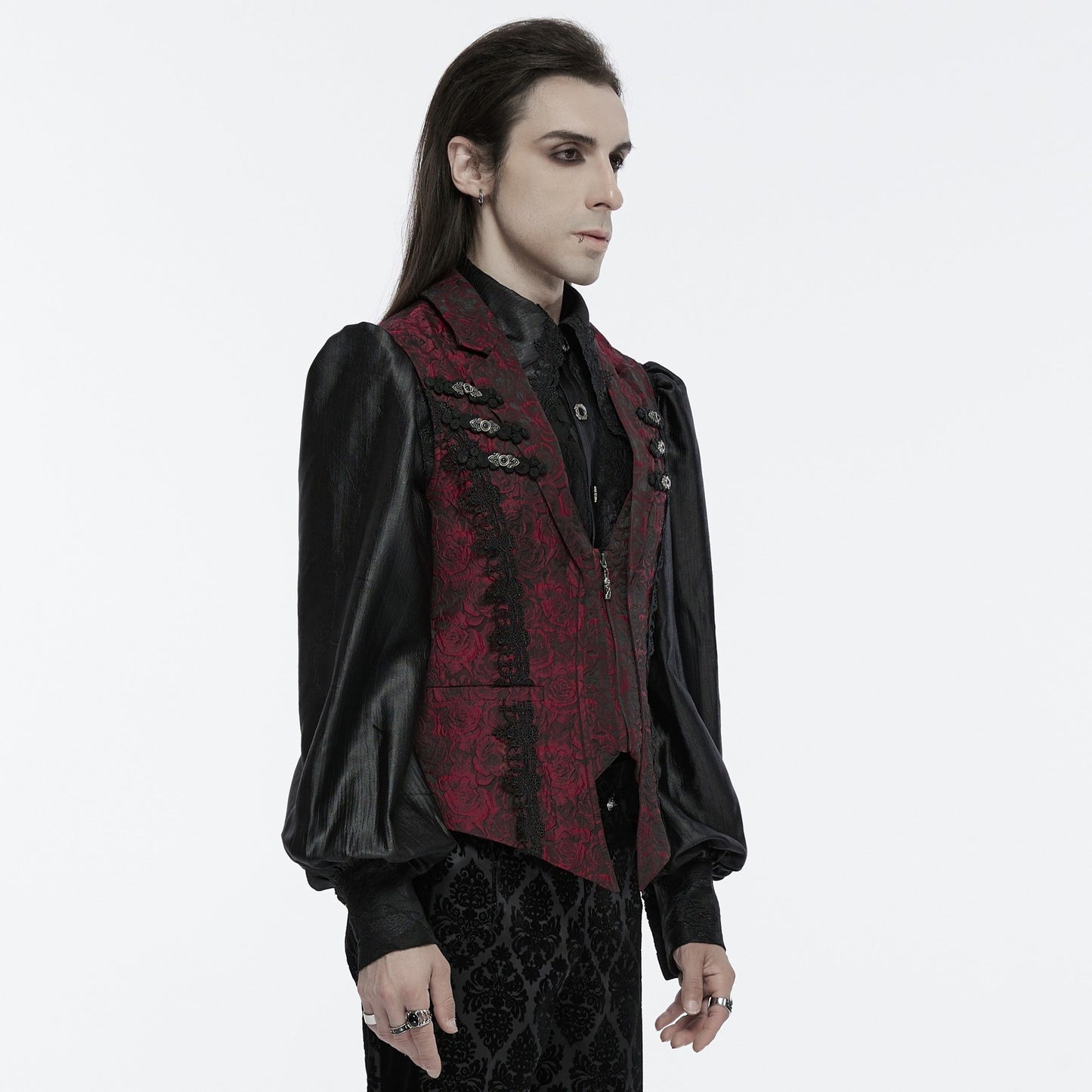Punk Rave Forsaken Gilet Rood