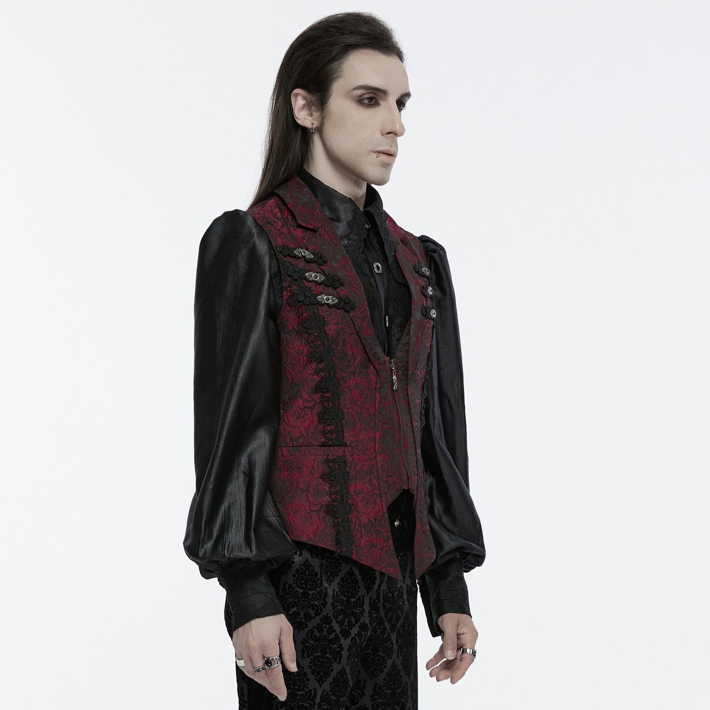 Punk Rave Forsaken Gilet Rood