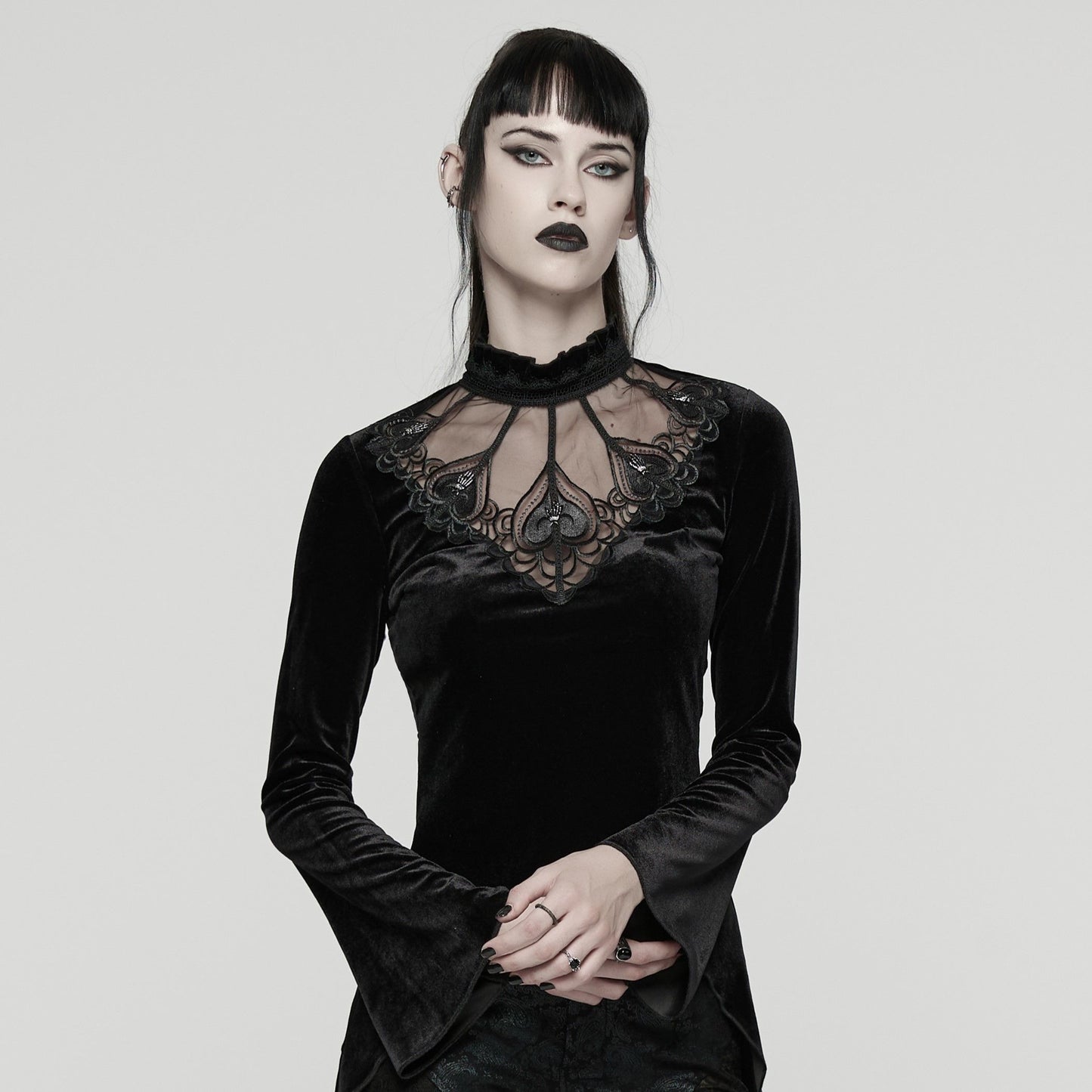 Losing Sense Top Zwart