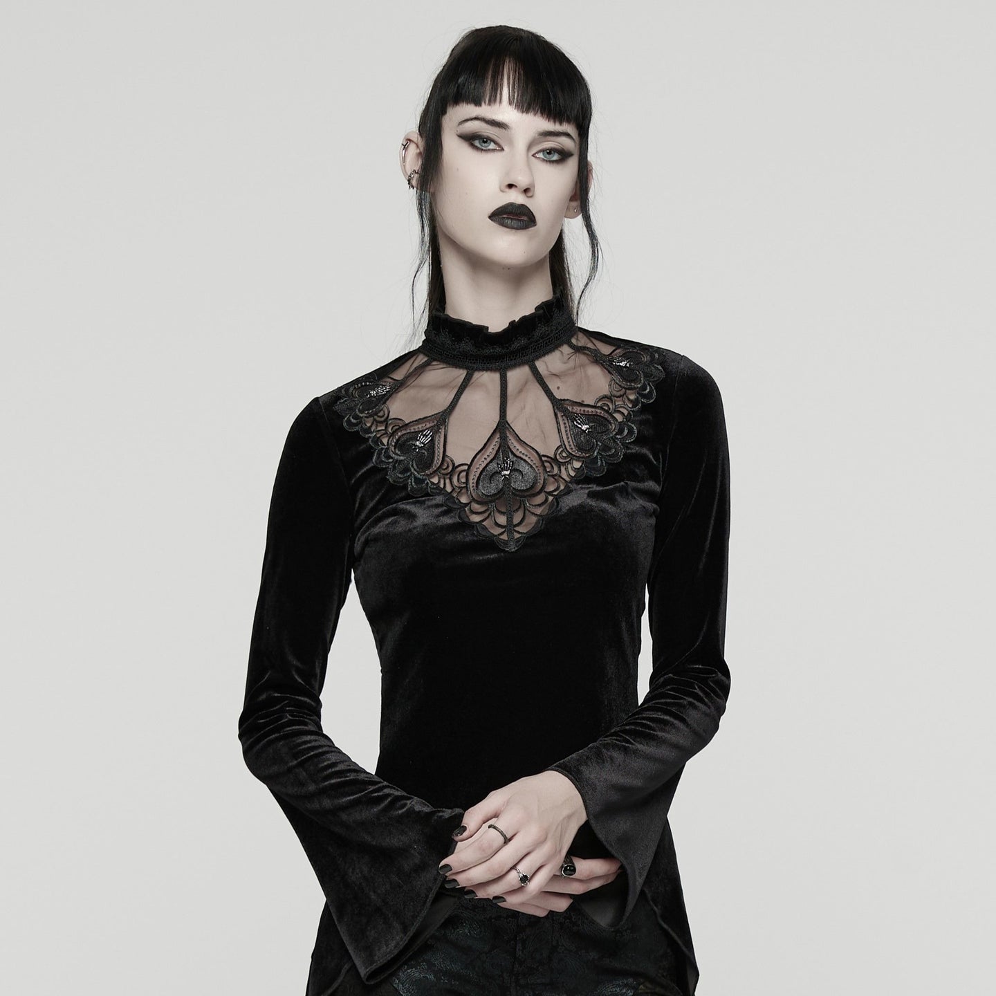 Losing Sense Top Zwart