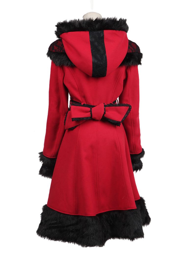 Pyon Pyon Dolly Jas Rood - Zwart
