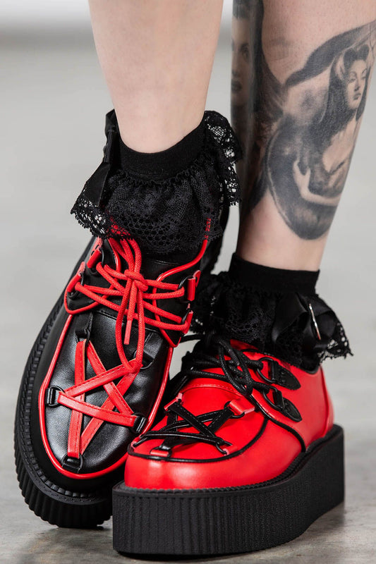 Hexellent Creepers Zwart - Rood