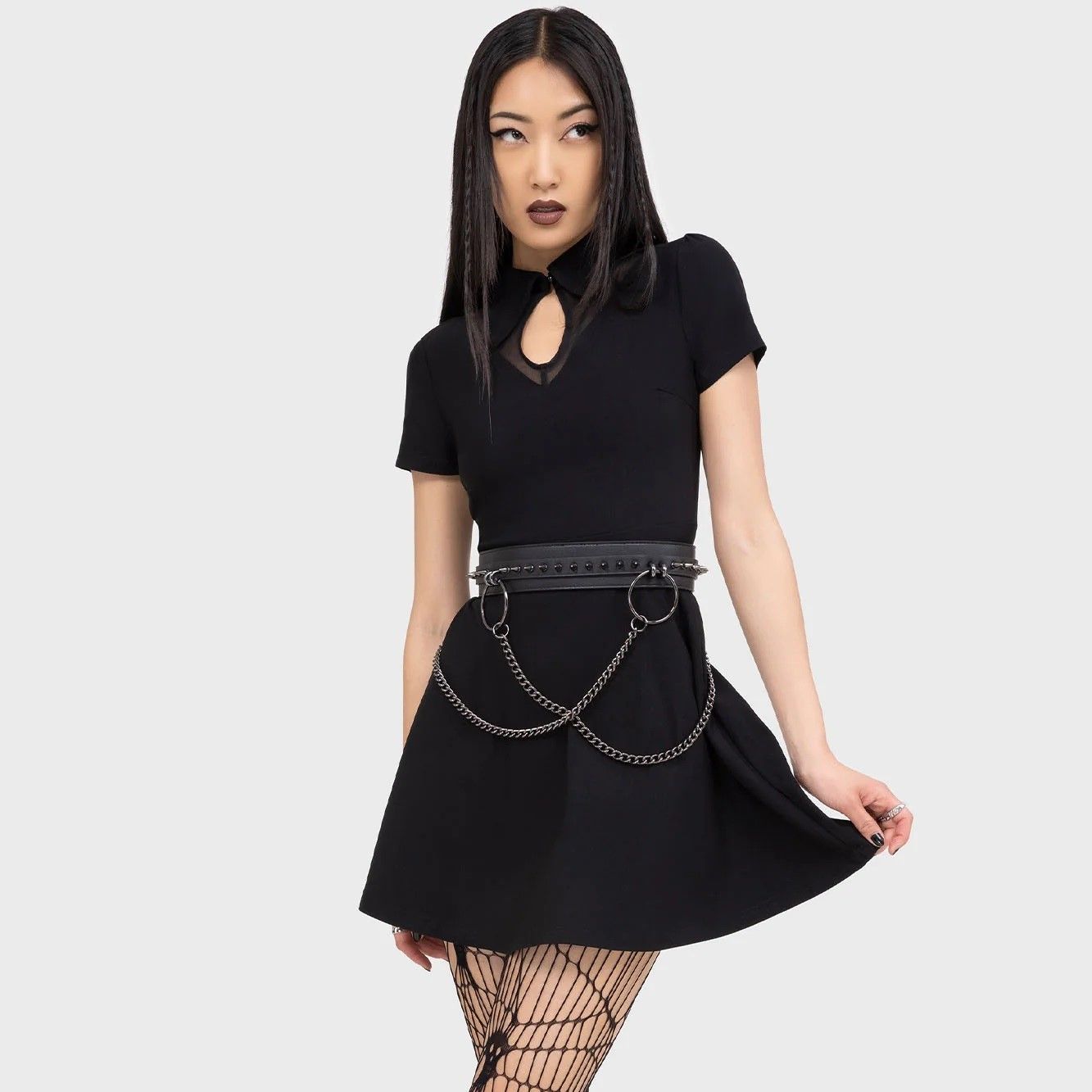 Kihilist Wept Inside Mini Jurk