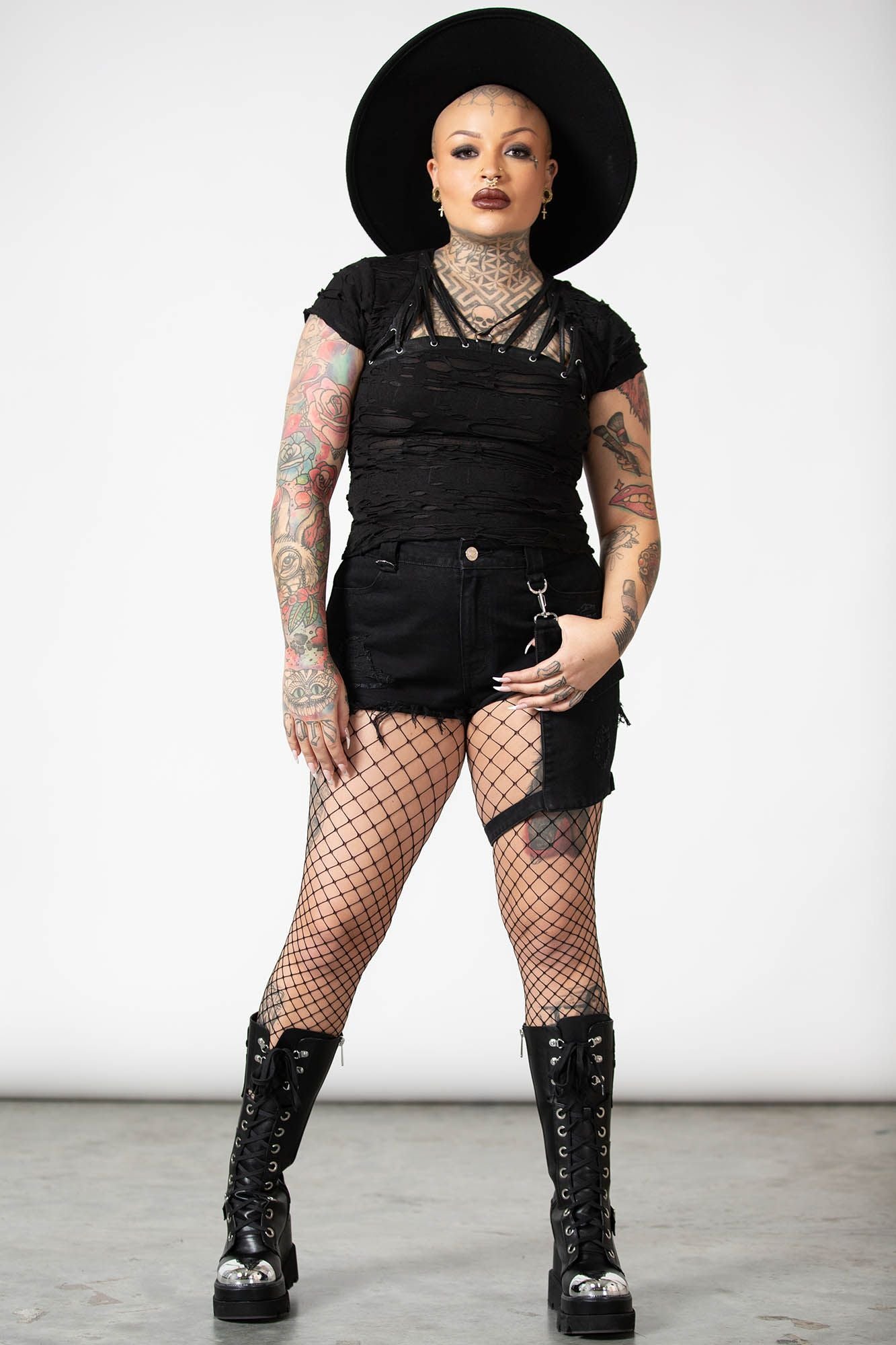 Killstar Malicia Lace-Up Top