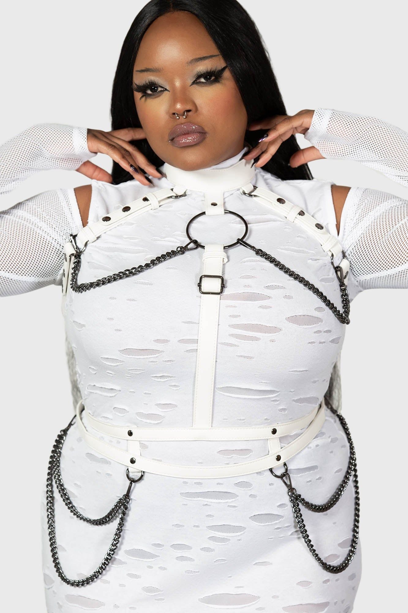 Killstar Baphomet Bones Harness