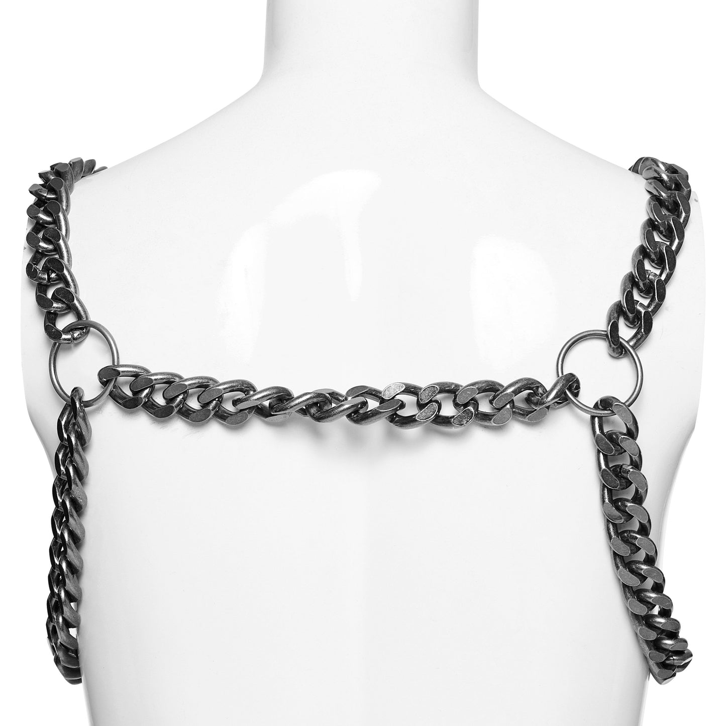 Punk Rave Claim Chain Harness Gunmetal