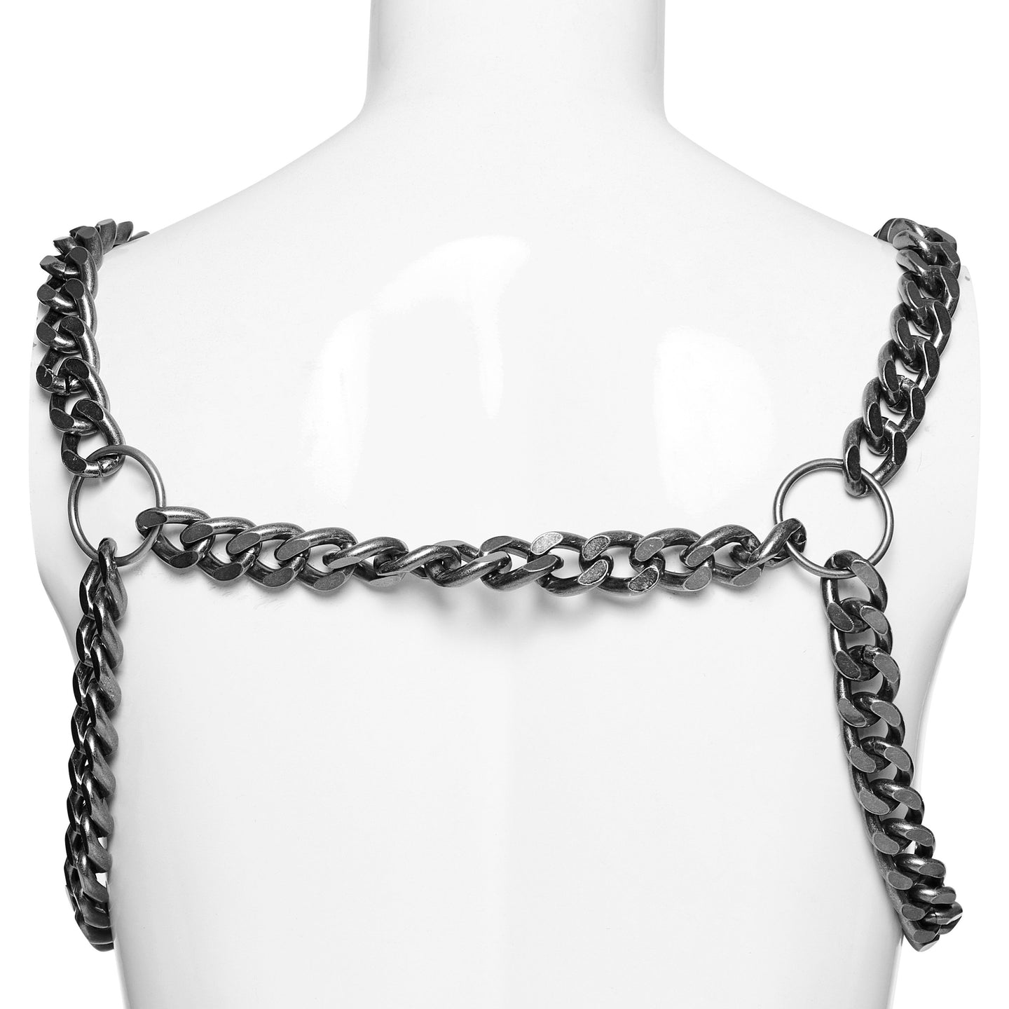 Punk Rave Claim Chain Harness Gunmetal