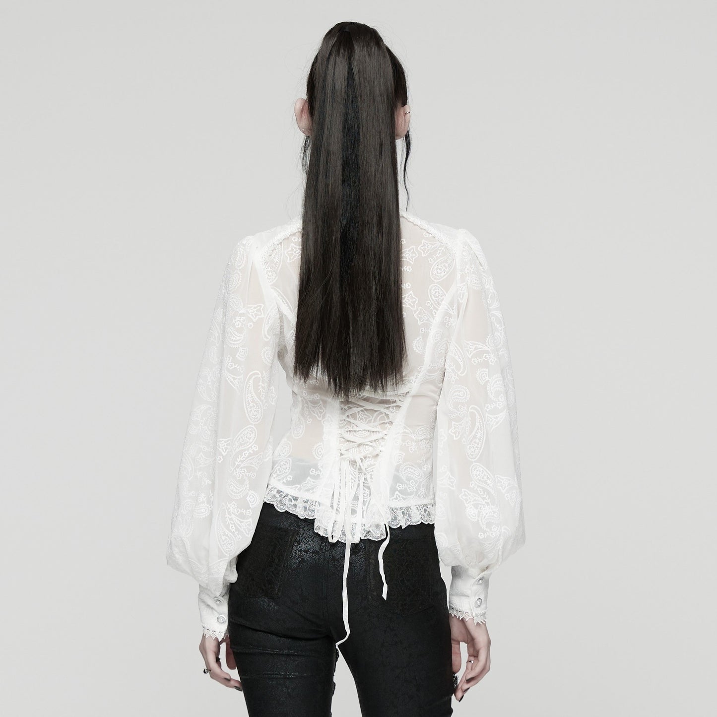 Punk Rave Eternity Blouse Wit