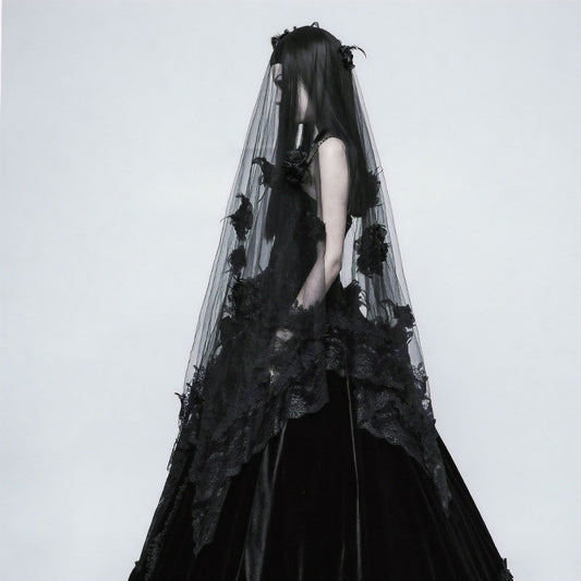 Black Roses Sluier S-224