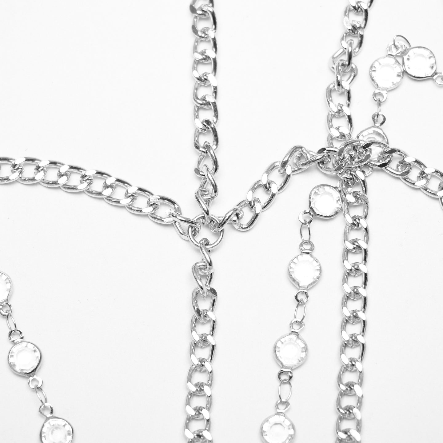Skulls Tiara Crown Silver
