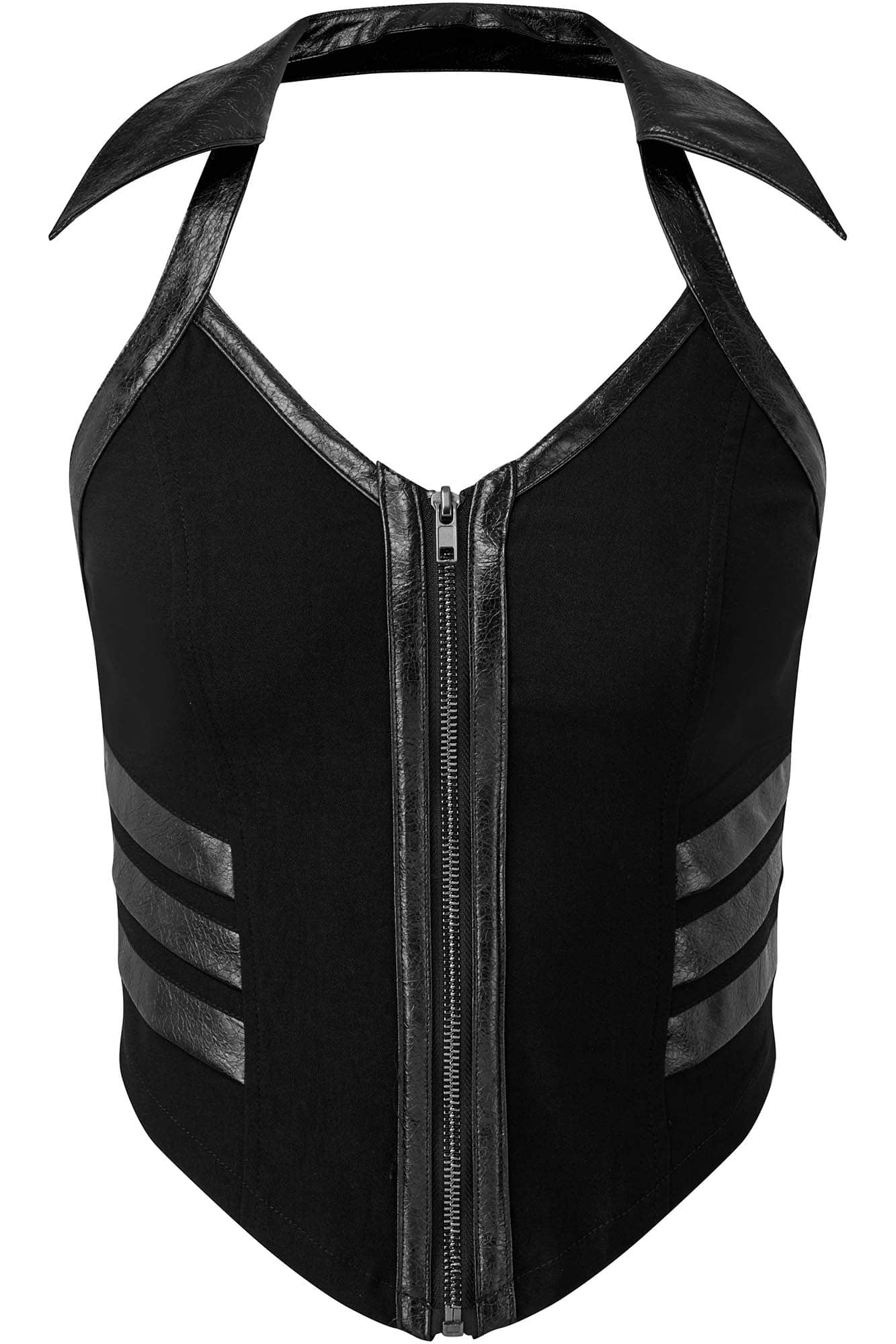 Killstar Anita Ammo Halter Top Black