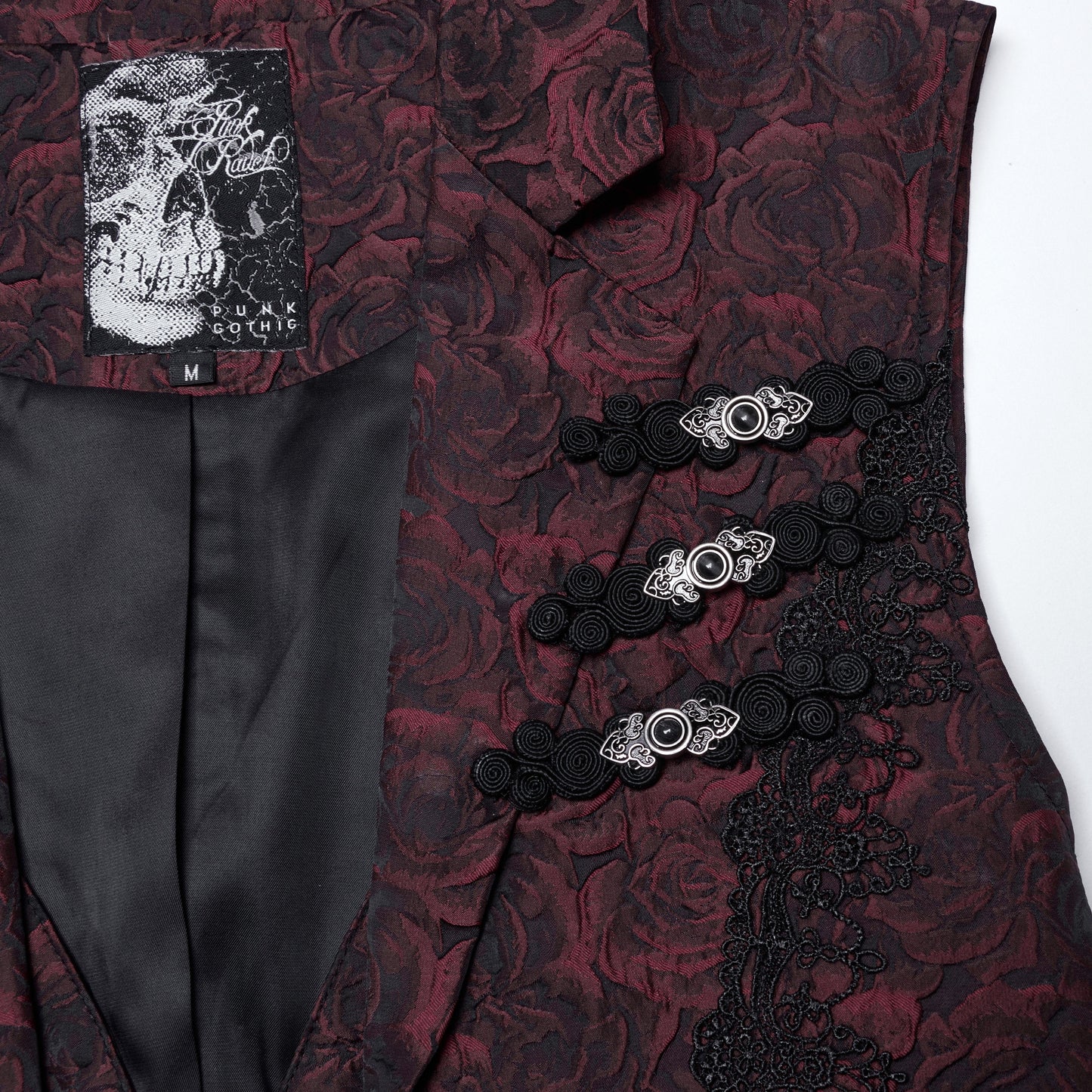 Punk Rave Forsaken Gilet Rood