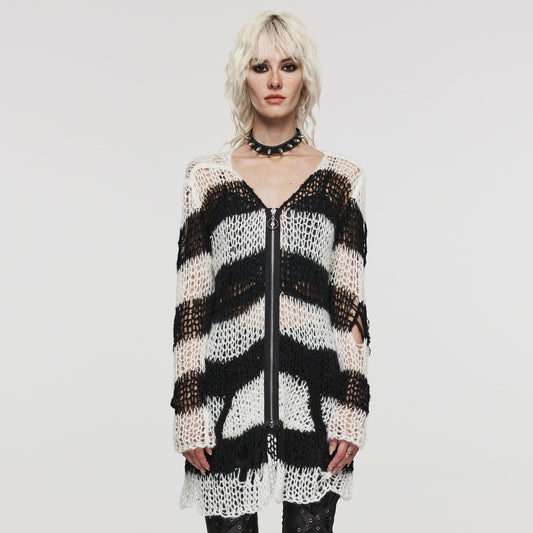 Viral Vest Zwart - Wit