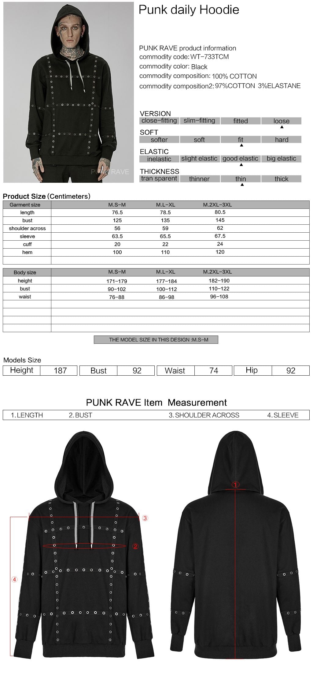 Straight Back Hoodie