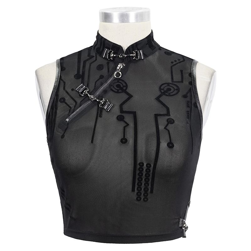 Devil Fashion Circuit Top