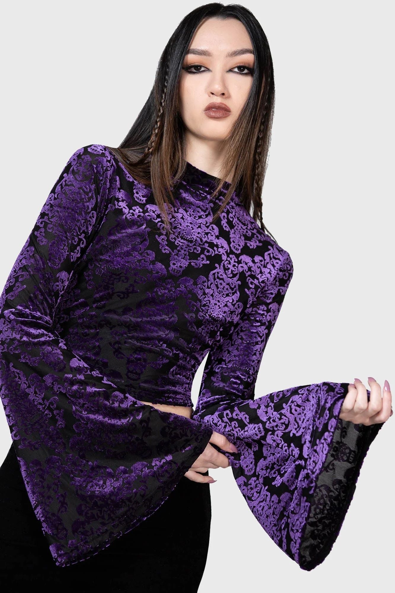 Vassago Long Sleeve Top Paars