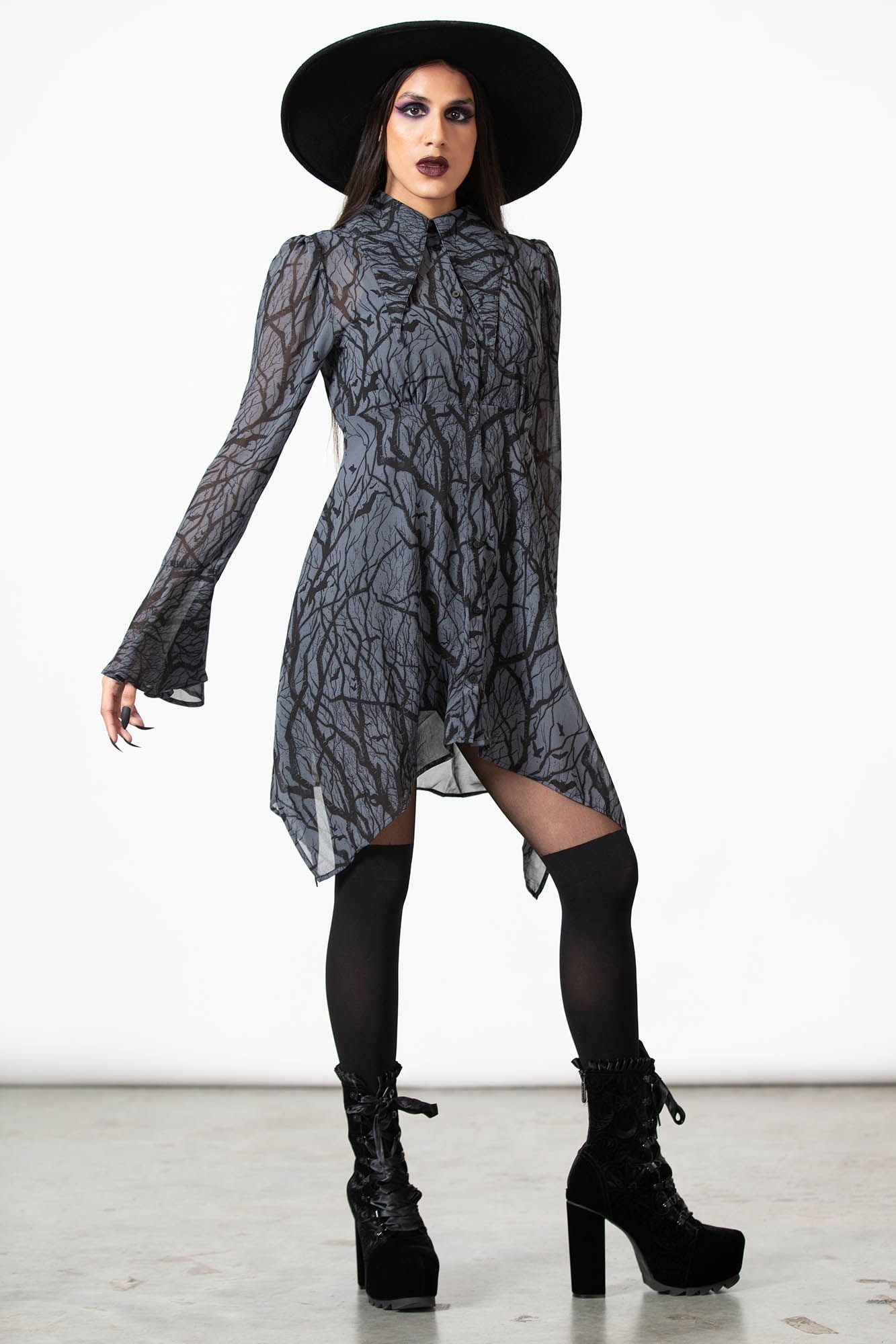 Killstar Woodland Witch Collar Dress