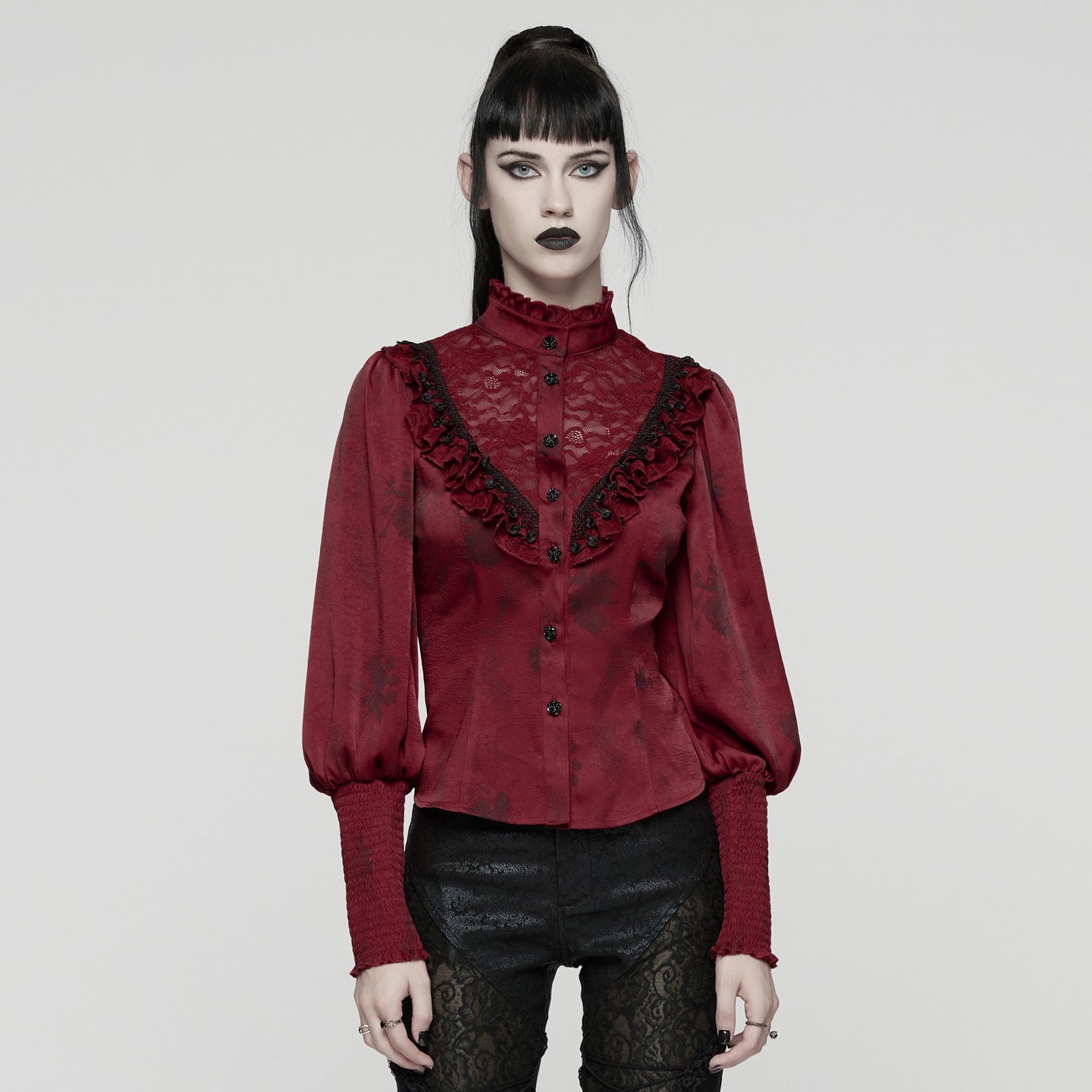 Punk Rave Proud Blouse Rood
