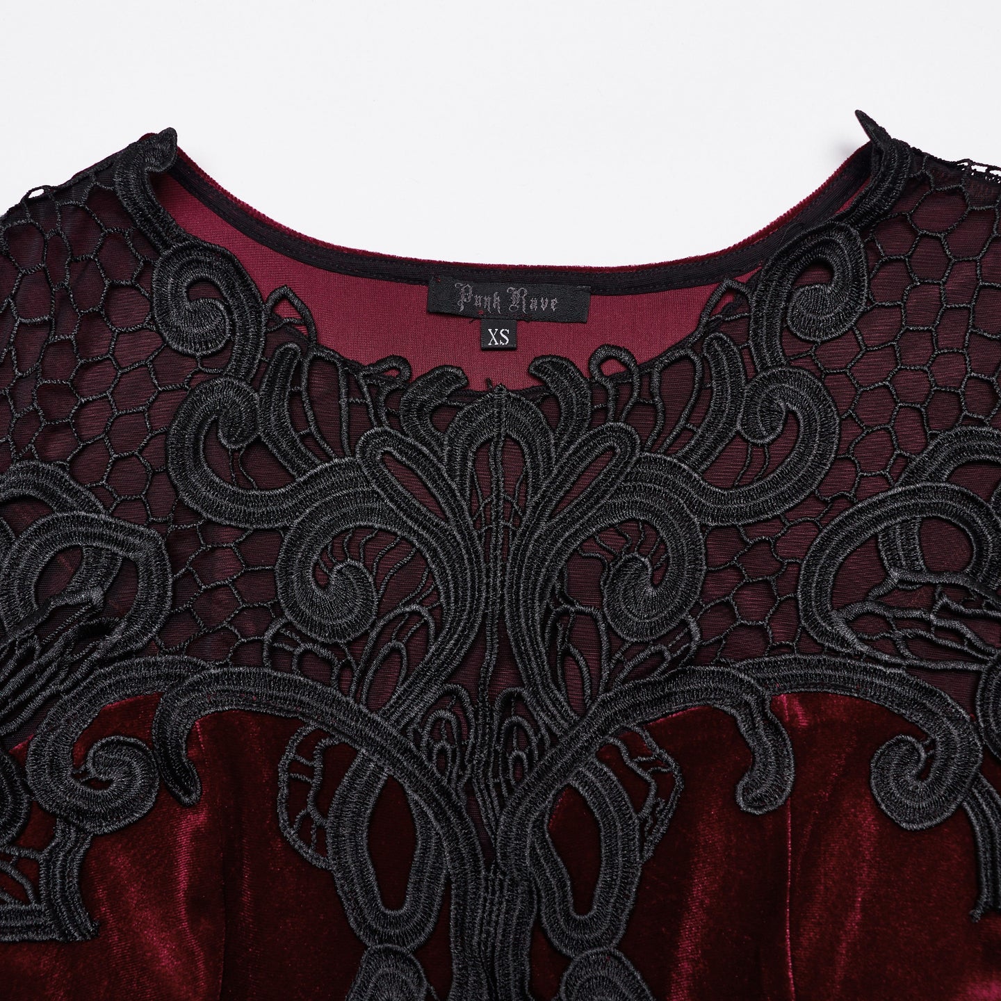 Drifting Away Maxi Jurk Rood - Zwart