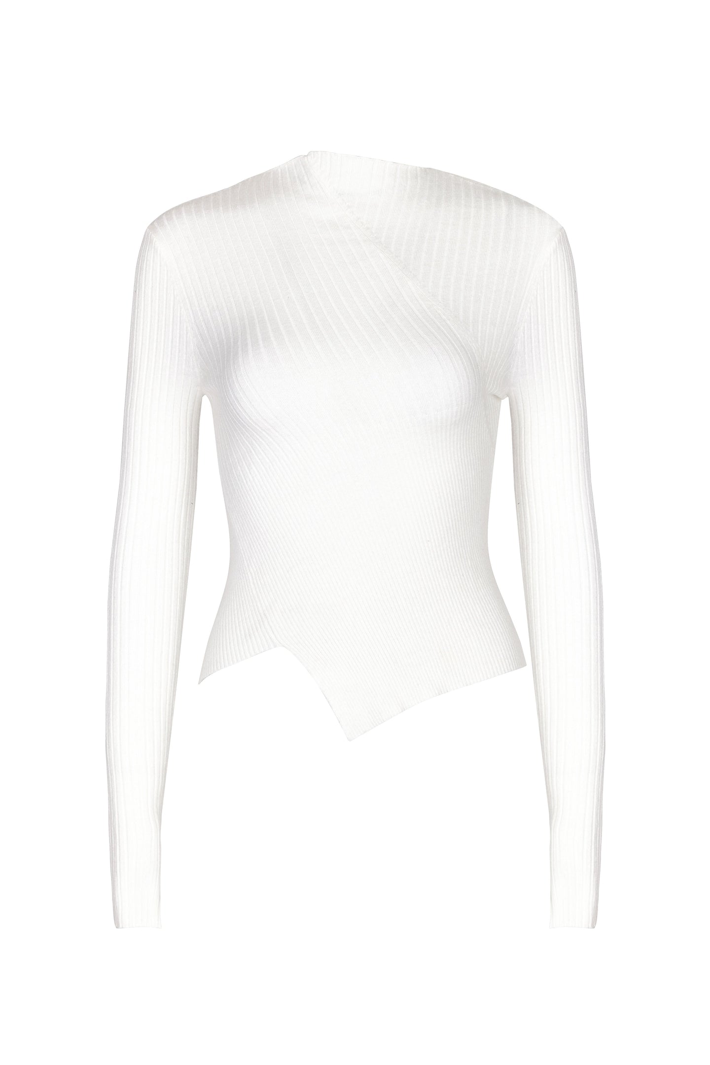 Never Knew You Longsleeve Top Wit