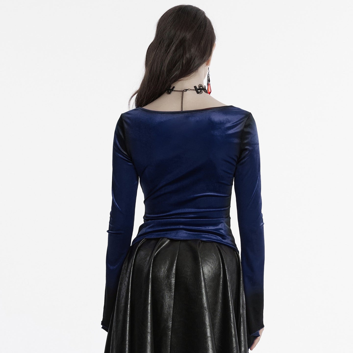 Expect Top Blauw - Zwart
